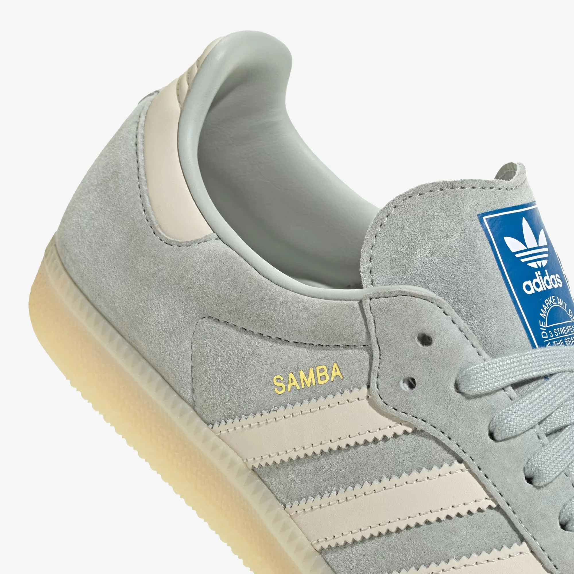 ADIDAS ORIGINALS | SAMBA OG { WONDER SILVER/CHALK WHITE/OFF WHITE - Image 6