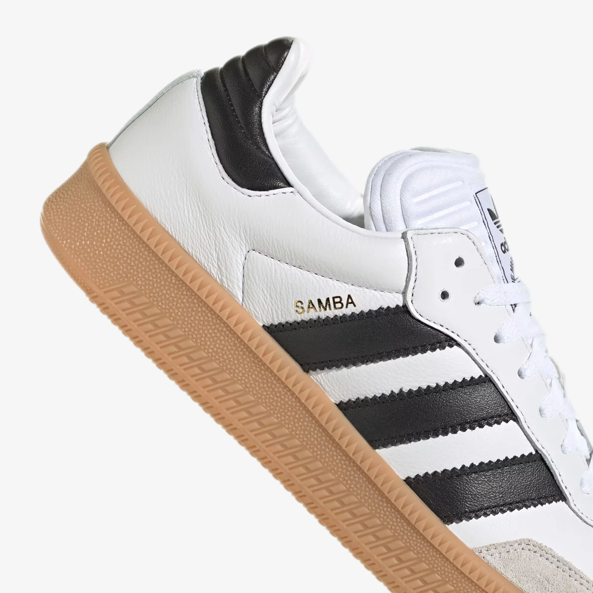 ADIDAS ORIGINALS | SAMBA XLG { BLACK/WHITE/GUM - Image 5