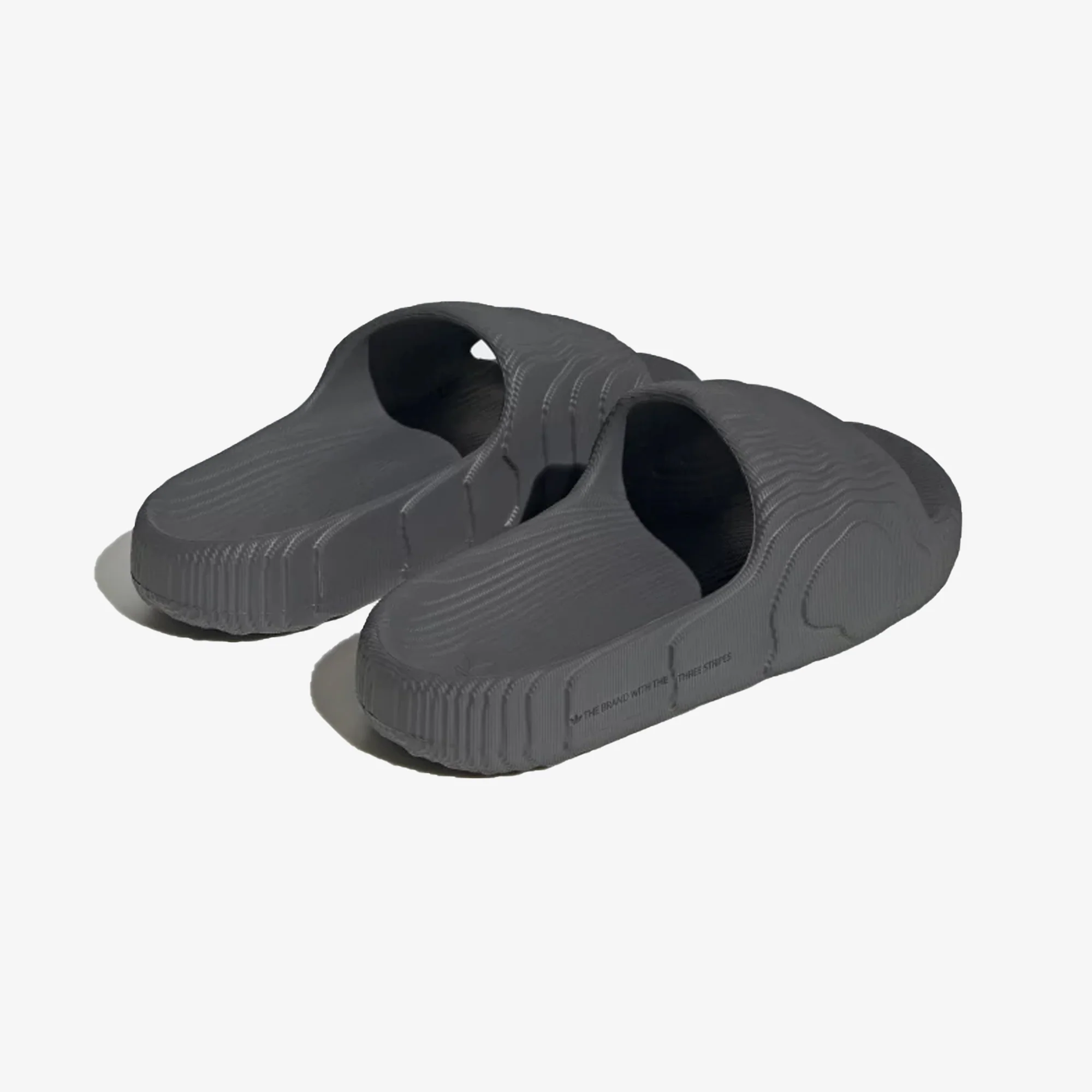 Adidas Originals | ADILETTE 22 SLIDES { GREFIV/GREFIV/CBLACK - Image 3