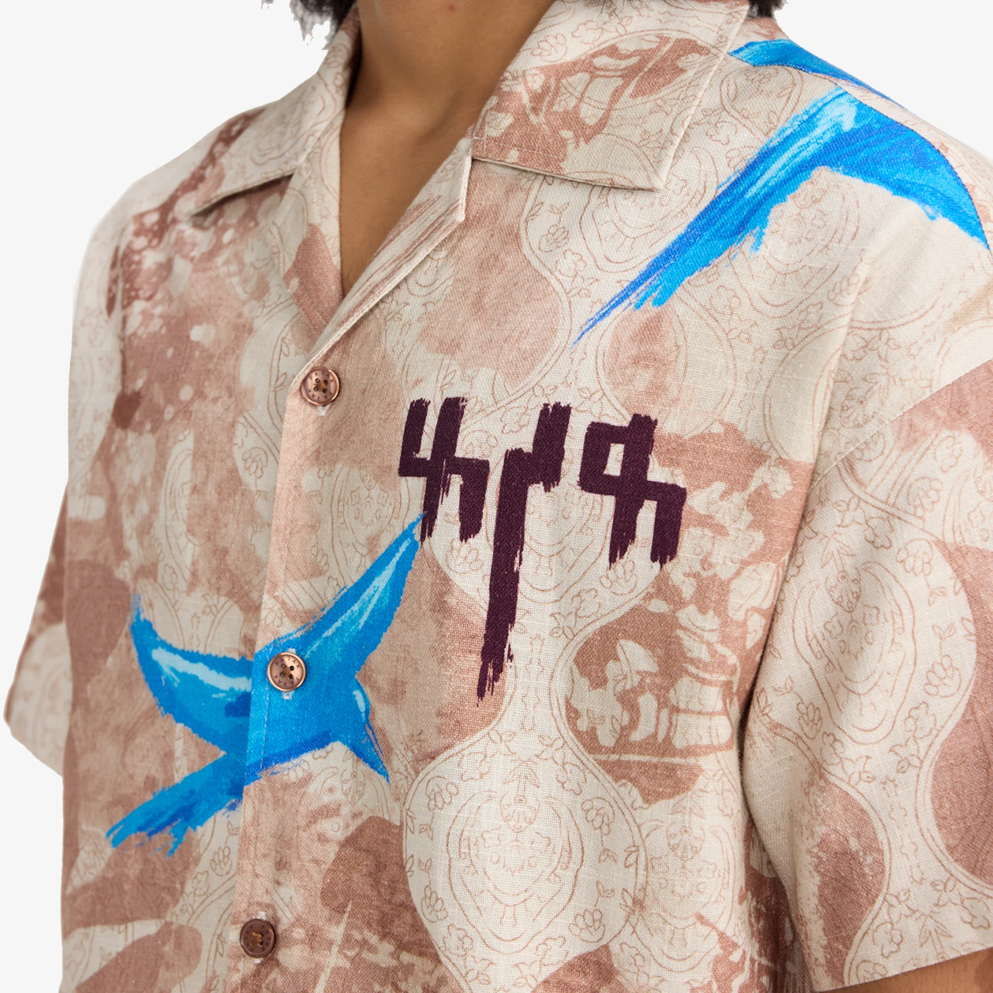 F A R A K | DAY DREAMER SHIRT { BEIGE/Brown - Image 6