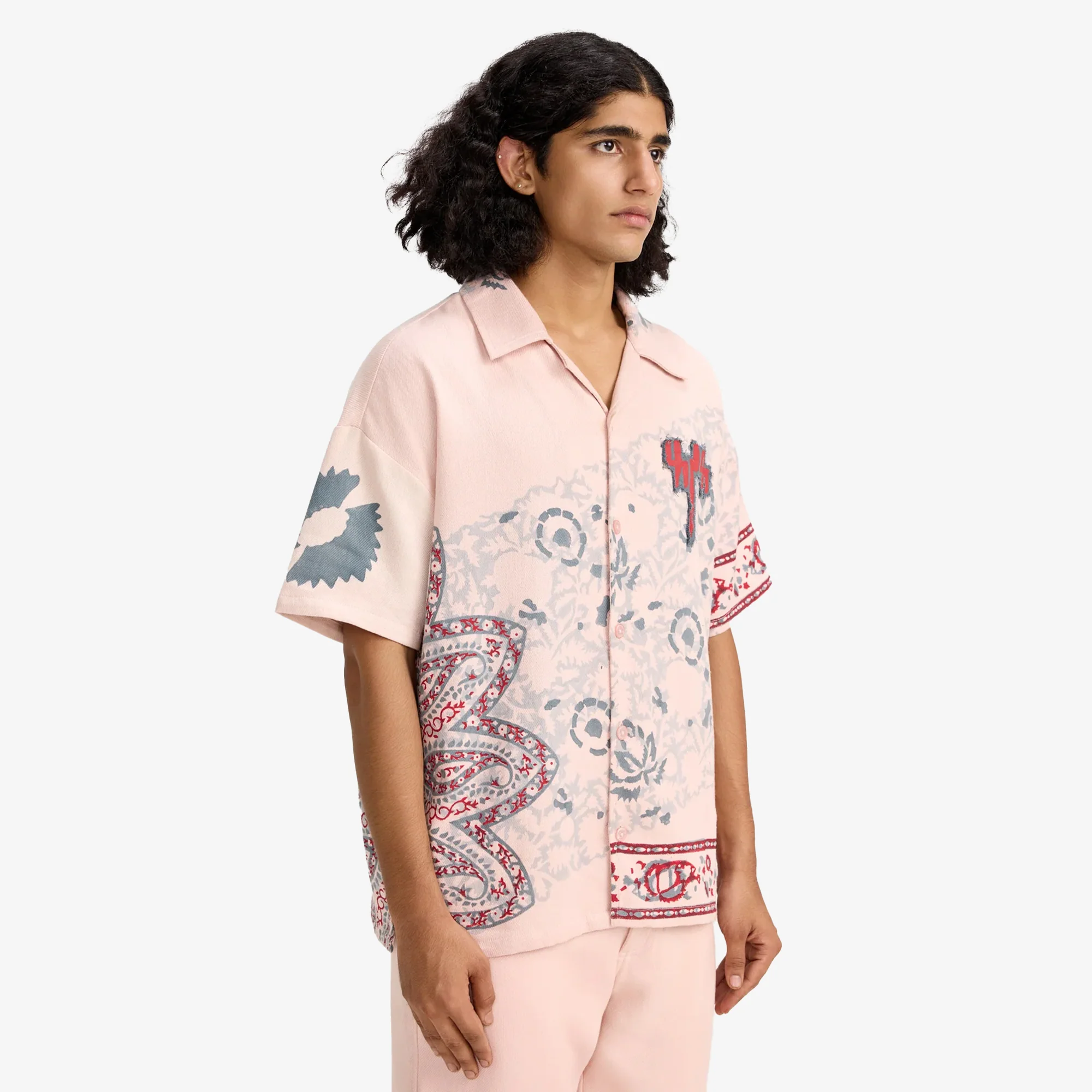 F A R A K | JAIPUR HANDMADE SHIRT { PINK/PINK - Image 3