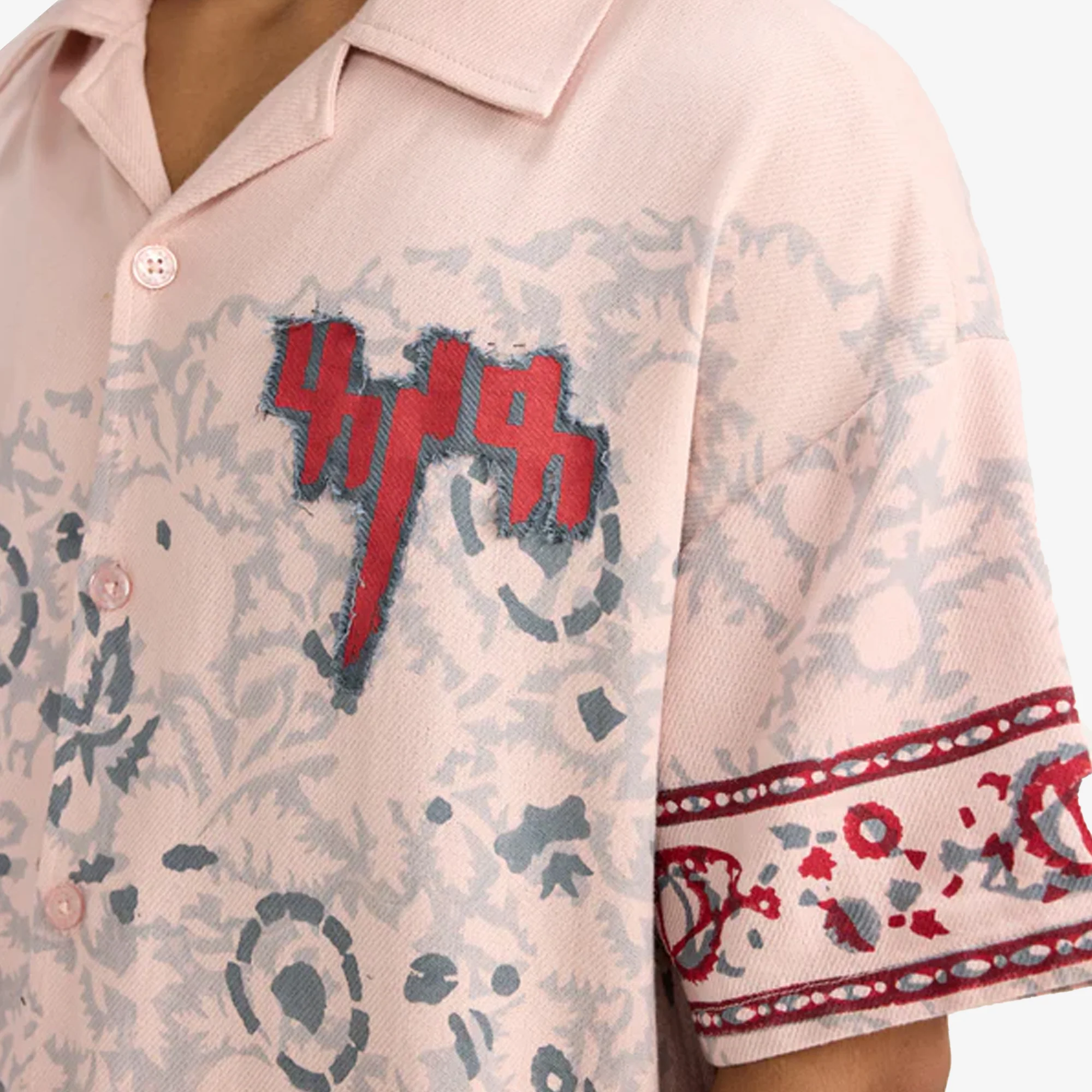 F A R A K | JAIPUR HANDMADE SHIRT { PINK/PINK - Image 5