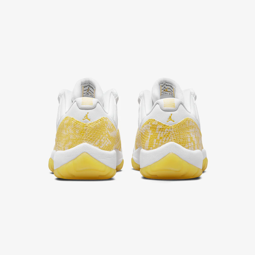Jordan | AIR JORDAN 11 RETRO LOW  { WHITE/TOUR YELLOW-WHITE - Image 3
