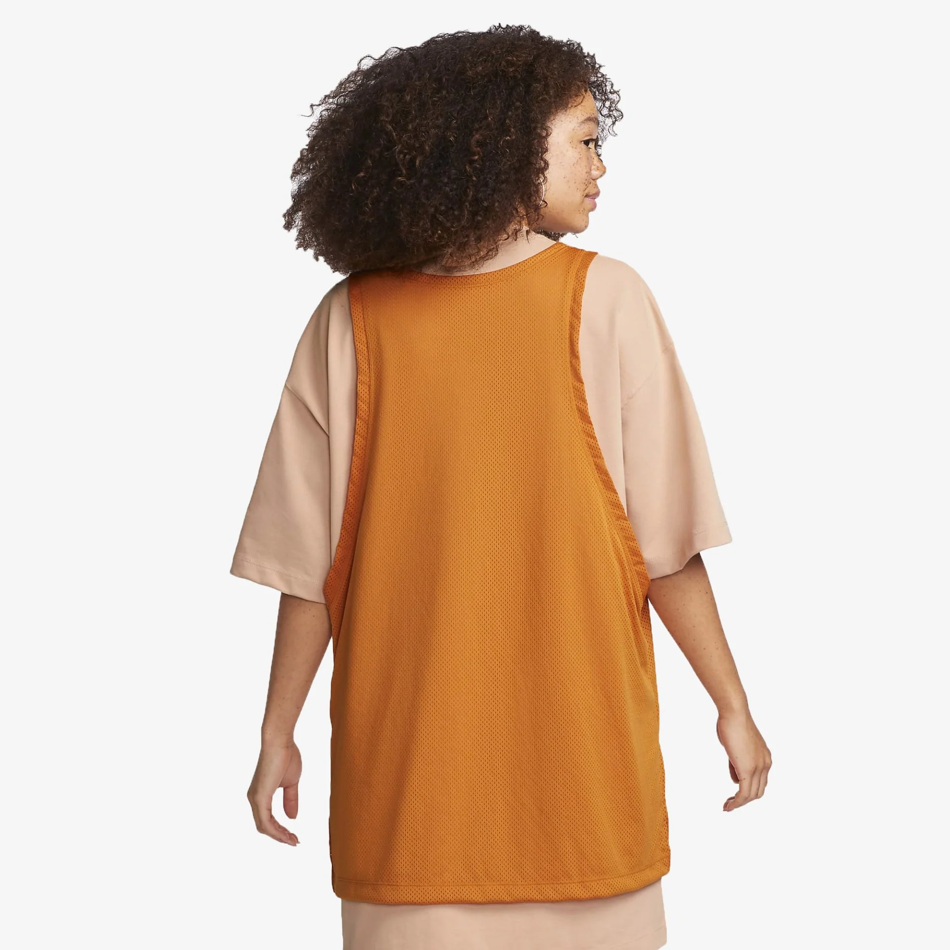 Jordan | JORDAN ESSENTIALS DRESS  { WHITE ONXY / LIGHT CURRY - Image 3