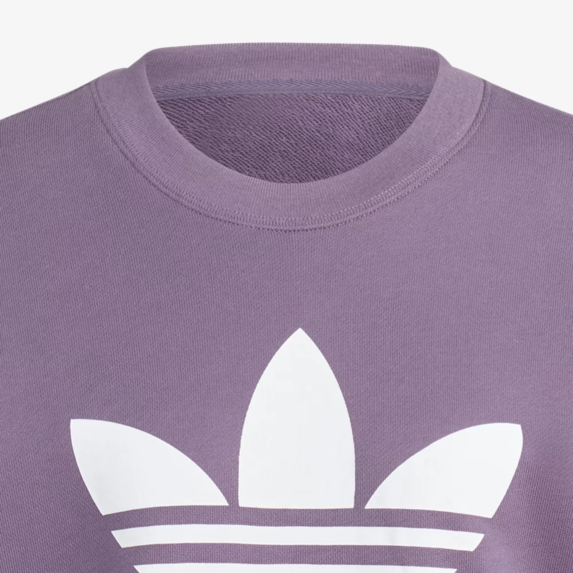 Adidas Originals | TREFOIL CREW SWEATSHIRT  { SHADOW VIOLET - Image 6